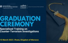 Graduation Ceremony of the UNOCT specialized training programme on Counter Terrorism Investigations at Al Akhawayn University