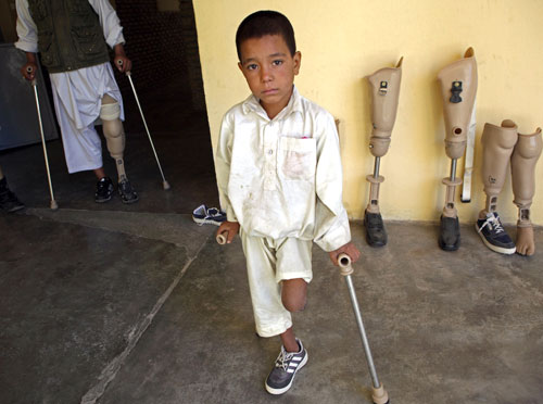 Majority of the casualties of mines in Afghanistan are children
