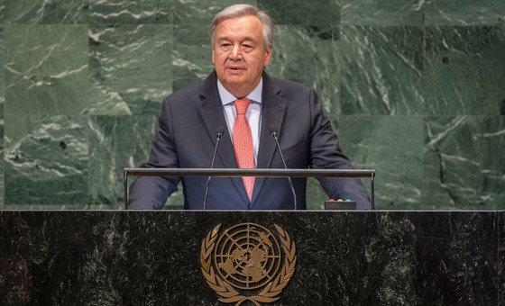 Guterres: every measure to uphold security and human rights “helps deliver sustainable development and peace”.