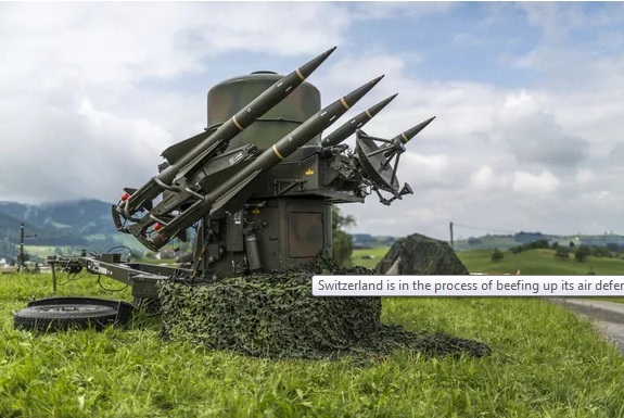 Switzerland 14th biggest exporter of weapons in the world