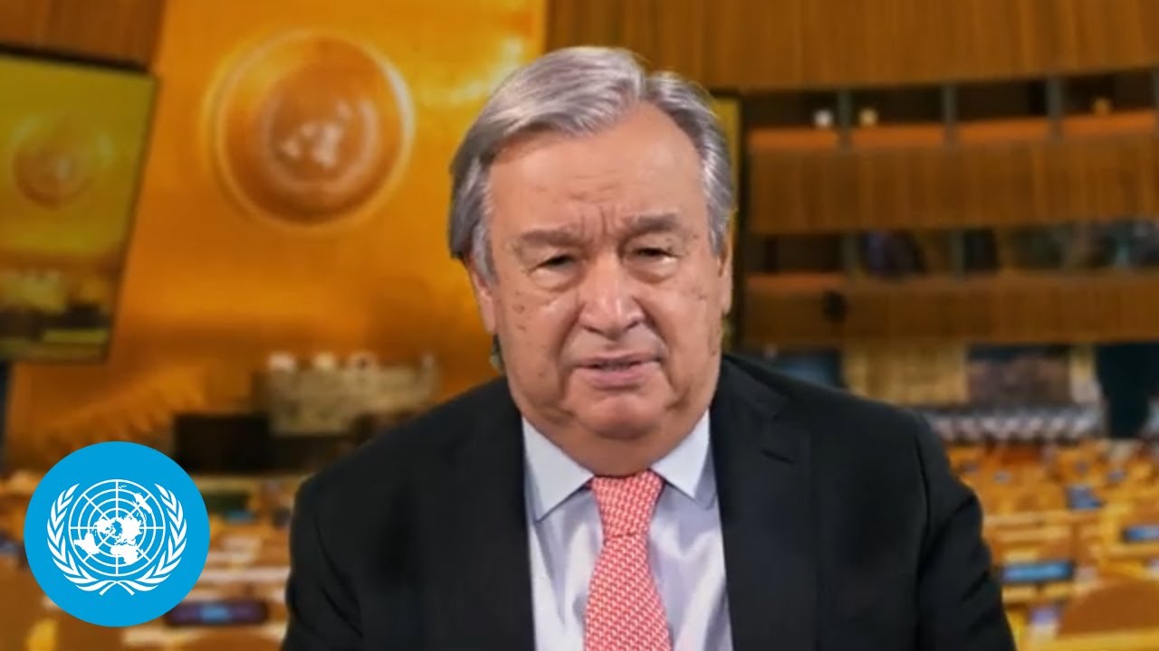 Guterres calls for world ‘united in peace’