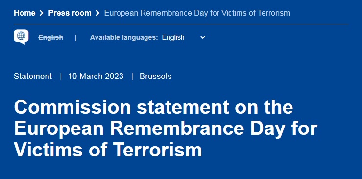 Fighting terrorism is a priority for the EU