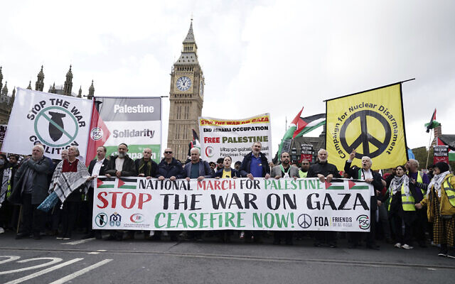 Sinn Féin President addresses March for Palestine in London